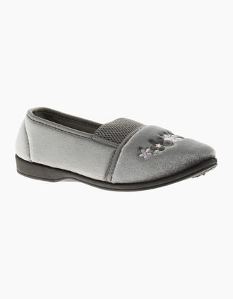 Jojoe Womens Jo & Joe Margot Womens Slippers UK Size - Grey - Size: 8
