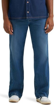 Wrangler Loose Straight Leg Jeans in Retro Blue at Nordstrom, Size 34 X 34