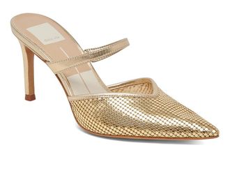 Dolce Vita Kanika Womens Shoes Gold Metallic Mesh : 9.5 M, Synthetic