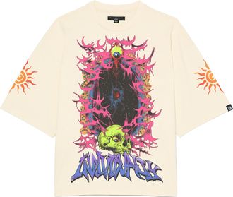 Cult of Individuality OVERSIZED SHORT SLEEVE CREW NECK TEE ALONG CAME A SPIDER