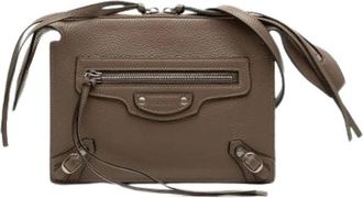 Balenciaga Pre-owned Vintage Clutch - Dames - Vintage Schoudertas - Bruin - ONE Size - Leer - Vintage