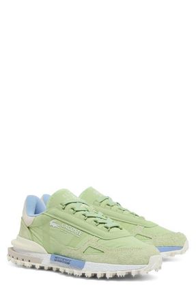Lacoste Elite Active Sneaker in Light Green/Light Blue at Nordstrom, Size 10.5
