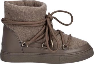 INUIKII Felt Sneaker - Dames - Winterlaarzen - Grijs - 37 EU - Wol - Schoenen
