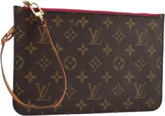 Louis Vuitton Pre-owned Clutches, female, Brown, Size: ONE SIZE Pre-owned Accessory Pouch