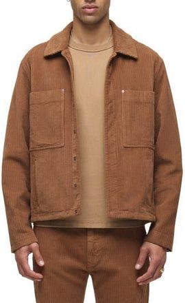 Hudson Worker Corduroy Shirt Jacket in Toffee at Nordstrom Rack, Size X-Large
