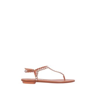 Aquazzura Schoenen, Dames, Roze, 40 EU, Leer, Tequila Thong Flat