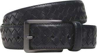 Tommy Hilfiger Moderne Geweven Riem - Heren - Riemen - Blauw - 100 CM - Accessoires