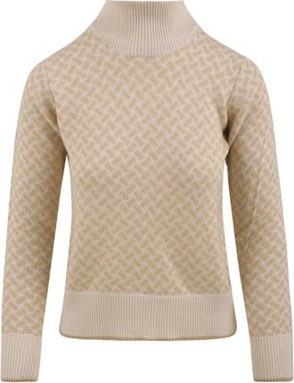 Drumohr Sand Sweaters - Dames - Coltruien - Beige - S - Truien & Vesten