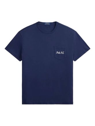 Polo Ralph Lauren Polo Bear T-shirt met zak - Blauw