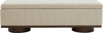Safavieh Couture Vianna Linen Storage Bench