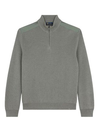Paul & Shark half-zip sweater - men - Virgin Wool/Silk - XXXXL - Green