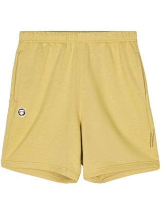 Aape By A Bathing Ape Milo-patch track shorts - Yellow