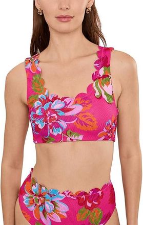 Beach Riot Madison Top Womens Clothing Sugar Bloom : SM, Polyester/Spandex