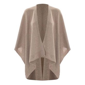 Kocca Jassen, Dames, Bruin, ONE Size, Wol, Elegant Monokleur Wol Sjaal