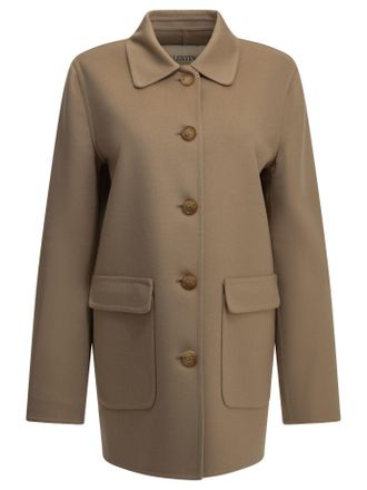 Valentino korte jas met V-logo