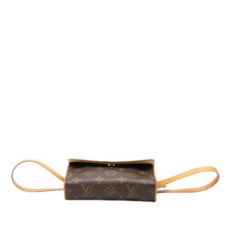 Louis Vuitton Pre-owned Pochette Florentine - Dames - Pre-owned - Bruin - Maat: ONE Size Leer