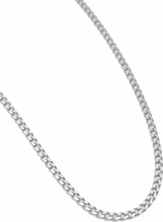 Nialaya Cuban Link Chain Necklace in Silver at Nordstrom, Size 22