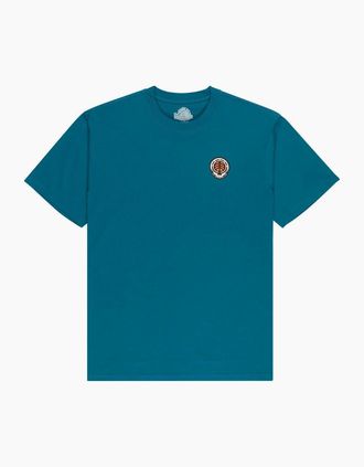 Element Mens Element Mens Timber Hermit Graphic Short Sleeve T-Shirt - Blue - Size: 42