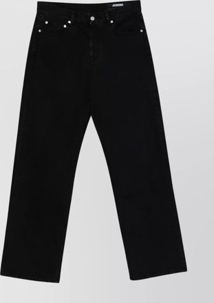 Jacquemus denim mid-rise straight-leg jeans