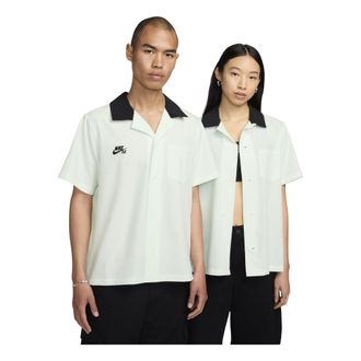 Nike SB Short-Sleeve Button-Up Skate Bowler Shirt Federation Agnostic FZ4059-394