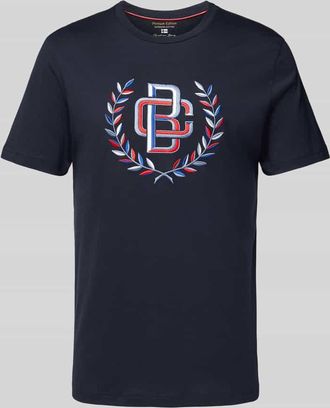 Christian Berg T-Shirt mit Rundhalsausschnitt in Marine, Größe XXL