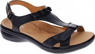 Revere Comfort Shoes Womens Santa Clara Sandal In Black