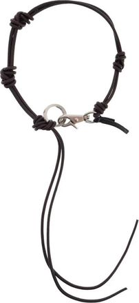 Our Legacy Leren Ladon Sleutelhanger met Karabijnhaak - unisex - Sleutelhangers & Tashangers - Bruin - ONE Size - Leer - Accessoires