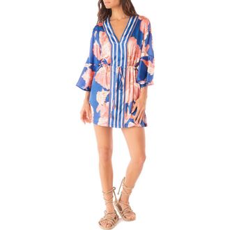 Maaji Magnolia Mirage Enjoyable Cover-Up Dress in Bright Blue at Nordstrom Rack, Size Medium