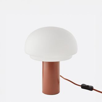 La Redoute Interieurs Lamp van opaalglas en ijzer H27,5 Agathilda