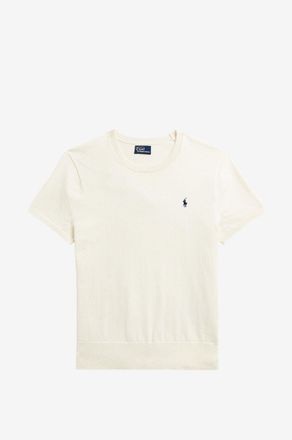 Polo Ralph Lauren Kurzarm-Pullover aus Baumwollmix Pony