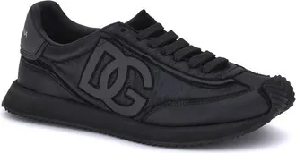 Dolce & Gabbana Logo Monogram Sneaker - Black