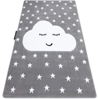 RugsX Rugsx - Alfombra Petit Cloud Nube Estrellas Gris Grey 120x170 Cm