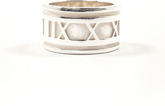 Tiffany & Co. Atlas Silver Silver 925 Band Ring (Pre-Owned)