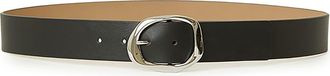 B-Low The Belt Edmond Mini Leather Belt in Black Silver at Nordstrom, Size X-Large