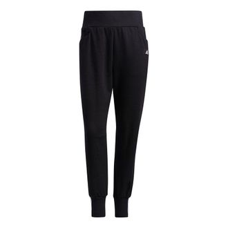 adidas (WMNS) adidas Stripe Bundle Feet Sports Pants/Trousers/Joggers Black GP0697