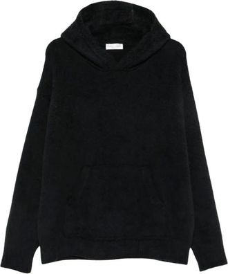 Roberto Collina Felpa con cappuccio ML Brushed Comfort Fit - - Sweatshirts & Hoodies - Uomo - Nero - L