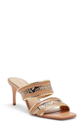 Cinq &agrave; Sept Rosalie Slide Sandal in Sahara/Gold at Nordstrom Rack, Size 6.5Us / 36.5Eu