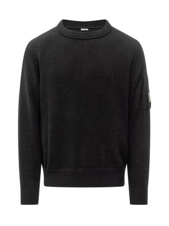 C.P. Company C. P. Company Wool Sweater With Pocket And C. P. Company Logo