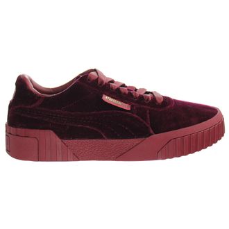 Puma Cali Velvet Vrouwentrainers Bourgondië