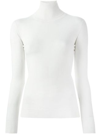 Ermanno Scervino turtle neck sweater - women - Virgin Wool - 40 - White