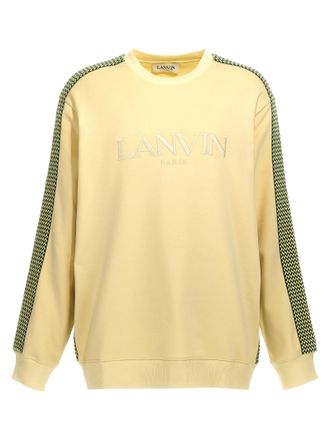 Lanvin Brod&eacute; Lanvin Mens Side Curb Sweatshirt