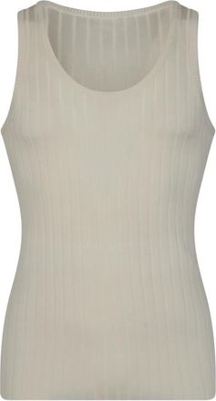 Amiri MA Rib Tank - Heren - Tops zonder mouwen - Wit - M - Tops