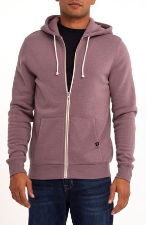 Threads 4 Thought Trim Fit Heathered Fleece Zip Hoodie in Twilight at Nordstrom, Size Xx-Large
