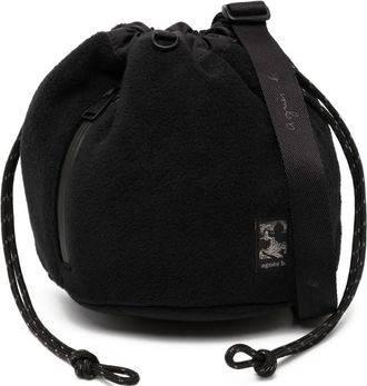 agnès b. reversible shoulder bag - unisex - Viscose/Polyamide/Polyester - One Size - Black