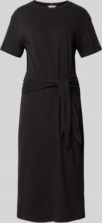 Tommy Hilfiger Relaxed Fit Freizeitkleid aus reiner Baumwolle in BLACK, Gr&ouml;&szlig;e XL