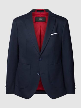 Cinque Cinque 2-Knopf-Sakko mit aufgesetzten Taschen Modell Michele in Marine, Größe 44