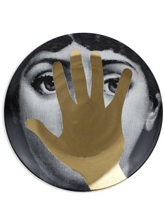 Fornasetti Tema E Variazioni N16 wandbord (26 cm) - Zwart