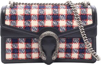 Gucci Pre-owned Gucci Medium Tweed Check Dionysus Shoulder Bag Ladies BAJWOZRF284AFNAA