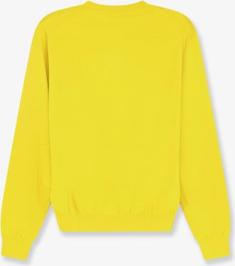 Aspesi Womens Cotton Cardigan Yellow Sweater