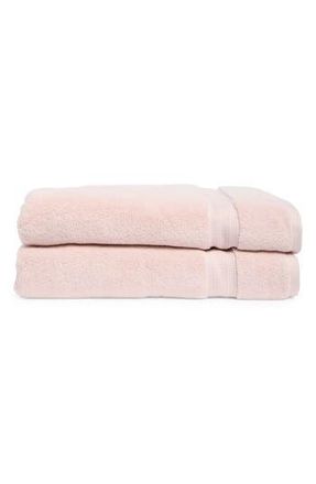 Nordstrom Rack Zero Twist 2-Pack Cotton Bath Sheets in Pink Sepia at Nordstrom Rack